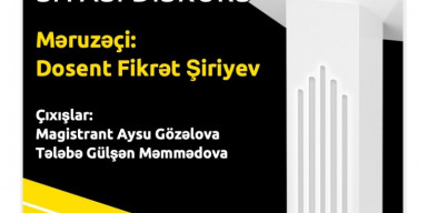 “Azərbaycanda siyasi diskurs” mövzusunda elmi seminar keçiriləcək