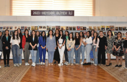 Tələbələrimiz “2023 – Heydər Əliyev İli” sərgisində