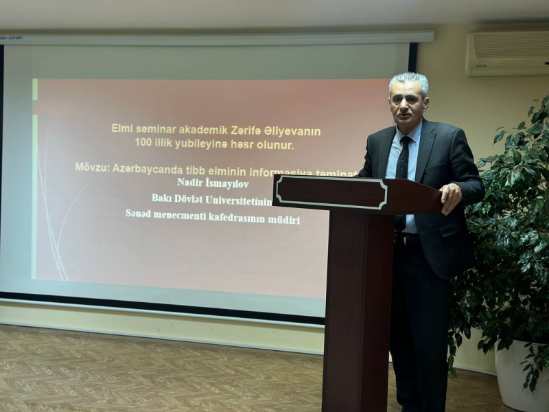 Akademik Zərifə Əliyeva — 100