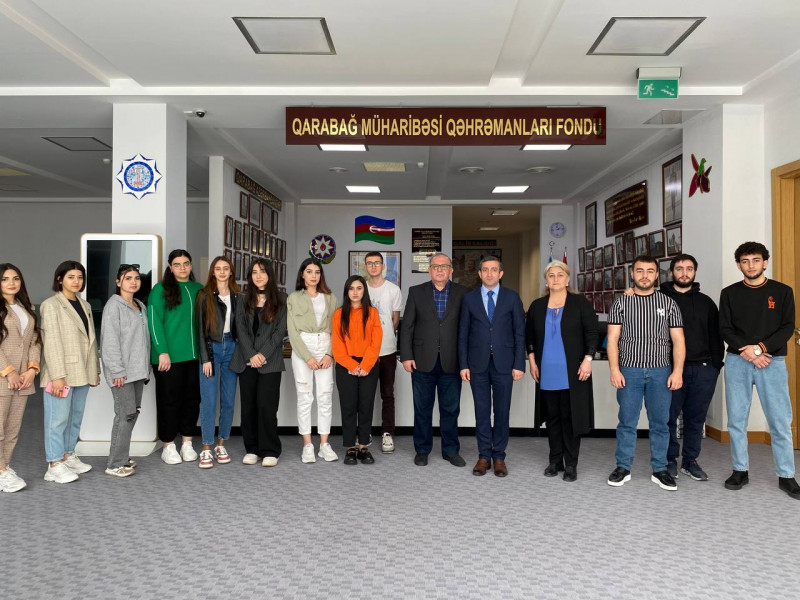 Tələbələrimiz Qarabağ Qəhrəmanları Fondunda