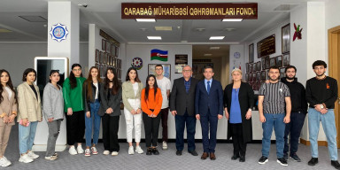 Tələbələrimiz Qarabağ Qəhrəmanları Fondunda