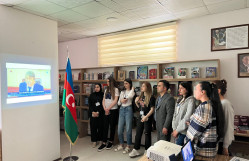 Tələbələrimiz kitab sərgisində iştirak ediblər