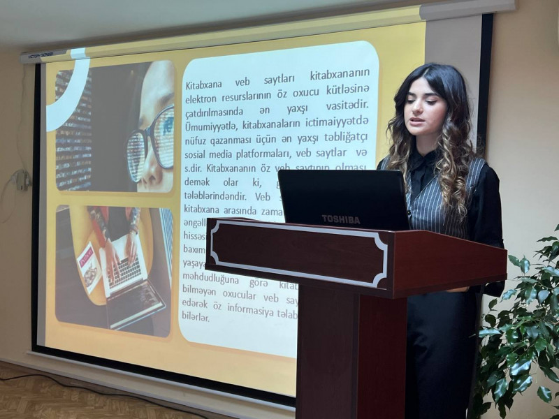 Kitabxana saytları mövzusunda müzakirə