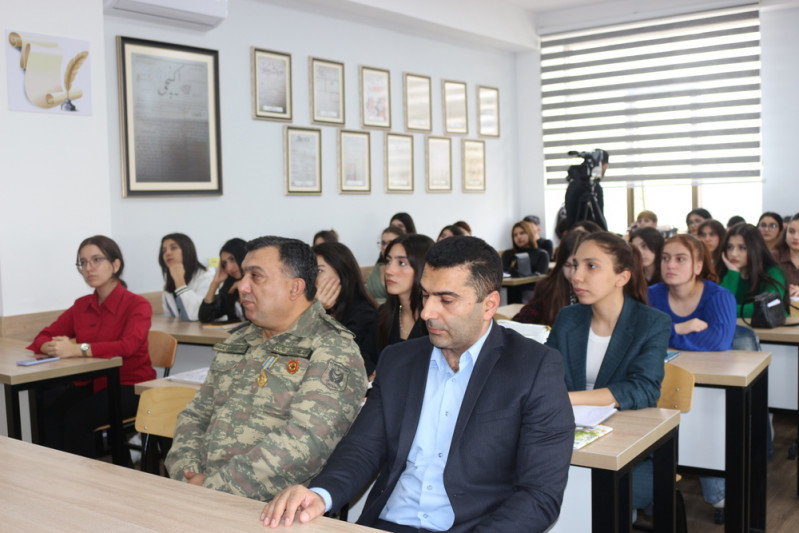 Jurnalistika fakültəsində qazi jurnalistlər ilə görüş keçirilib