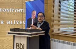 BDU-da "Heydər Əliyev mühazirələri” layihəsinin növbəti qonağı YAP Veteranlar Şurasının üzvü Dilarə Seyidzadə olub
