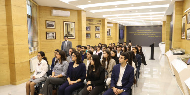 BDU-da “Qərbi Azərbaycanın Gənc Səfirləri” layihəsi çərçivəsində millət vəkili Rizvan Nəbiyevlə görüş