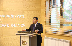 BDU-da “Qərbi Azərbaycanın Gənc Səfirləri” layihəsi çərçivəsində millət vəkili Rizvan Nəbiyevlə görüş