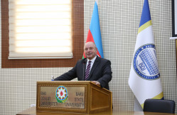 BDU-da professor Səfyar Musayevin 90 illik yubileyinə həsr olunmuş Respublika elmi konfransı keçirilib