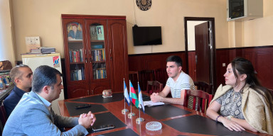 Fərqanə Dövlət Universitetinin əməkdaşı BDU-nun Filologiya fakültəsinin qonağı olub
