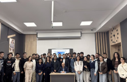 Turizm işinin təşkili ixtisasında təhsil alan tələbələrin iştirakı ilə “İxtisasını tanı və gələcəyini qur” adlı tədbir-seminar keçirilib