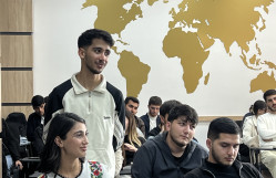 Turizm işinin təşkili ixtisasında təhsil alan tələbələrin iştirakı ilə “İxtisasını tanı və gələcəyini qur” adlı tədbir-seminar keçirilib