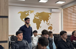 Geomatika və geodeziya mühəndisliyi ixtisasında təhsil alan tələbələrin iştirakı ilə “İxtisasını tanı və gələcəyini qur” adlı tədbir-seminar keçirilib