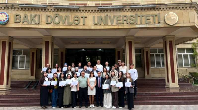 Kazakh Master's Students Complete Research Internship at BSU