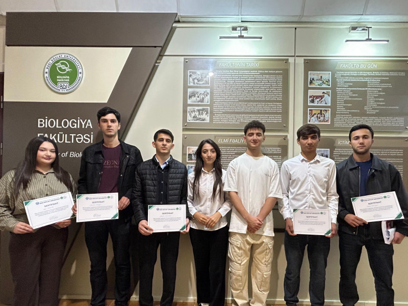 Biologiya fakültəsində “Pentagon” intellektual oyunu keçirilib