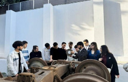 Tələbələrimiz  “Azərbaycan Dəmir Yolu Muzeyi”ndə