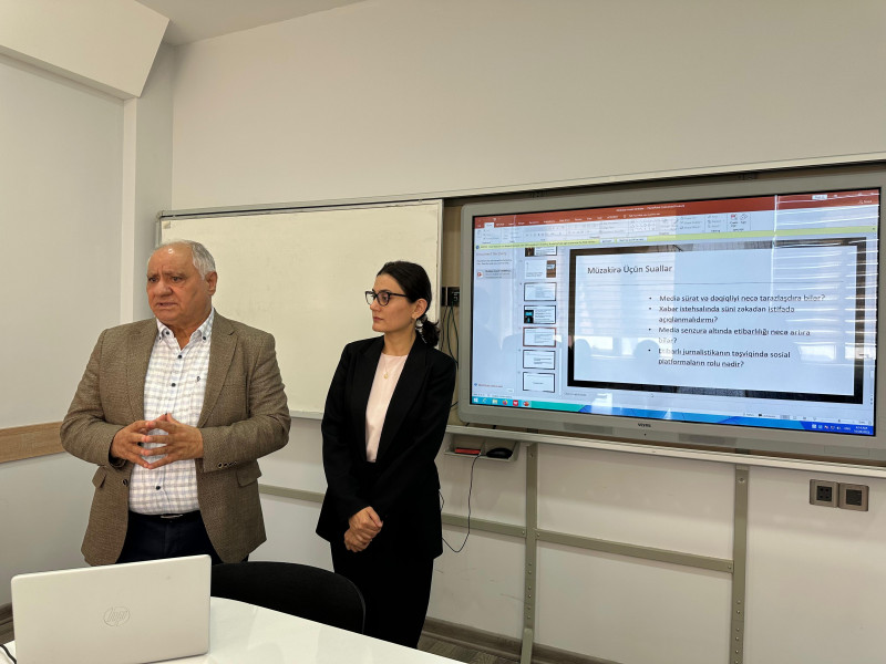"Klassik media üçün müasir təhdidlər: jurnalistikaya inam niyə azalır?" mövzusunda elmi seminar