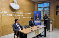 BDU-da "Heydər Əliyev mühazirələri"nin növbəti qonağı Vətən Müharibəsi Qəhrəmanı Nizami Mövlanov olub