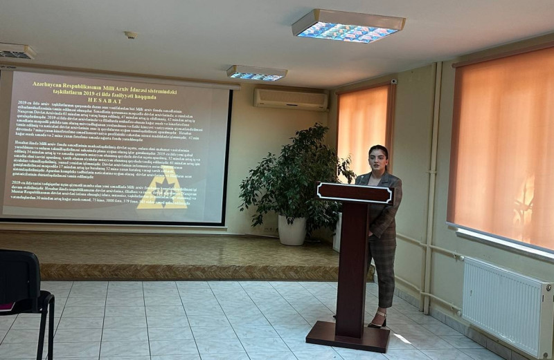 ARXİV İŞİNƏ DAİR MÜZAKİRƏLƏR APARILIB