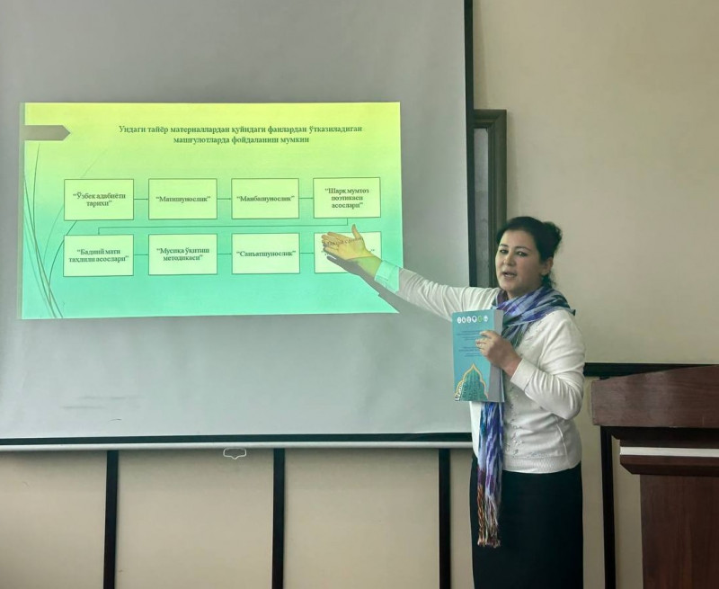 Özbəkistanlı professor fakültədə ustad dərsi keçib