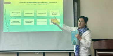 Özbəkistanlı professor fakültədə ustad dərsi keçib
