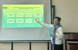 Özbəkistanlı professor fakültədə ustad dərsi keçib