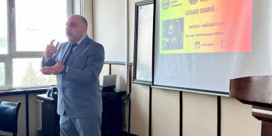 Türkiyəli mütəxəssisin fakültədə ustad dərsi