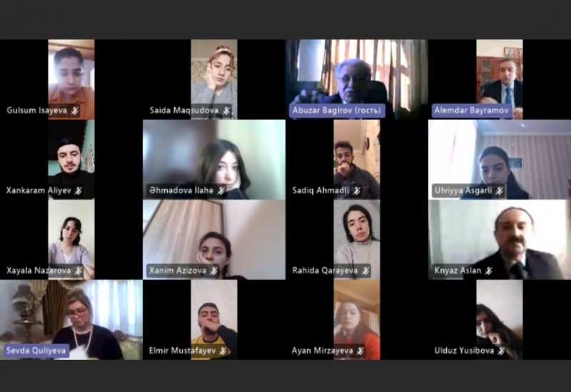 MDBMİ-nin professoru ustad dərsi keçib