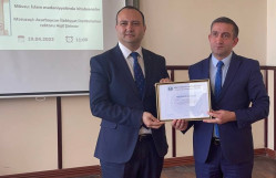 İlahiyyat İnstitutunun rektoru ustad dərsi keçib