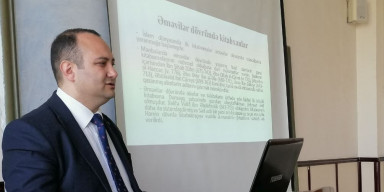 İlahiyyat İnstitutunun rektoru ustad dərsi keçib