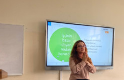 Bakı Dövlət Universitetinin Karyera və məzunlarla iş Mərkəzinin əməkdaşları tərəfindən 4-cü kurs tələbələri ilə görüş keçirilmişdir.