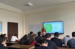 Bakı Dövlət Universitetinin Karyera və məzunlarla iş Mərkəzinin əməkdaşları tərəfindən 4-cü kurs tələbələri ilə görüş keçirilmişdir.