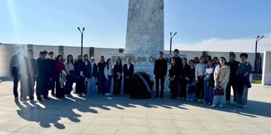 BDU-nun Kimya fakültəsinin tələbələri Hərbi Memorial Məzarlığı ziyarət ediblər