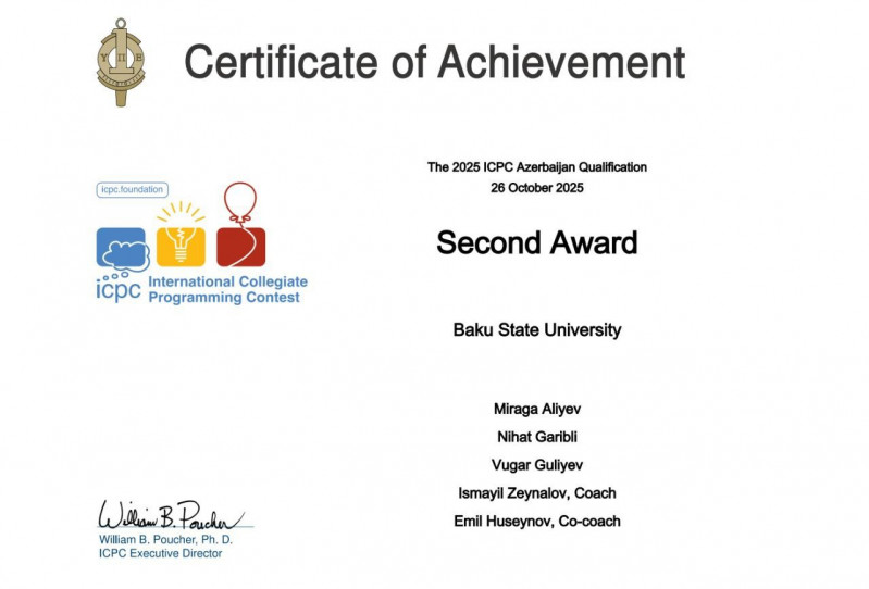 BSU Team Advances to the Final Round of ICPC Azerbaijan