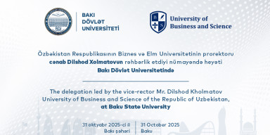 Delegation from the University of Business and Science of Uzbekistan Visits BSU