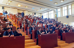 BDU-da Hüquq fakültəsinin məzunu olan Vətən müharibəsi iştirakçıları ilə görüş