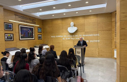 BDU-da “Ulu Öndər xatirələrdə” layihəsinin növbəti qonağı professor İzzət Rüstəmov olub