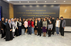 BDU-da “Ulu Öndər xatirələrdə” layihəsinin növbəti qonağı professor İzzət Rüstəmov olub