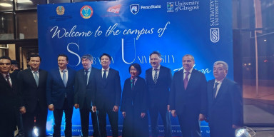 BSU Rector Attends Opening of Satpayev University Branch in Astana