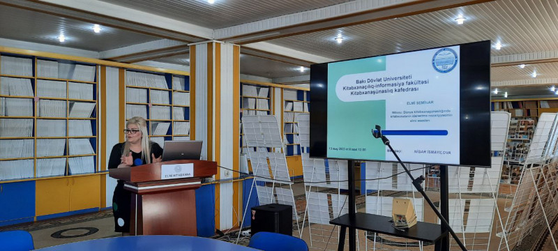 Kitabxanalarının idarəetmə nəzəriyyəsi müzakirə edilib