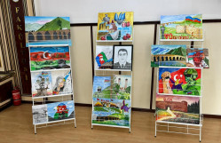 BDU-da “Xarıbülbül” adlı rəsm sərgisi