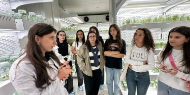 BDU tələbələri Tərəvəzçilik Elmi-Tədqiqat İnstitutunda ekskursiyada