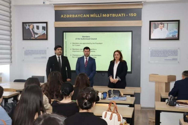 Audiovizual Şuranın tələbələr üçün növbəti seminarı təşkil edilib
