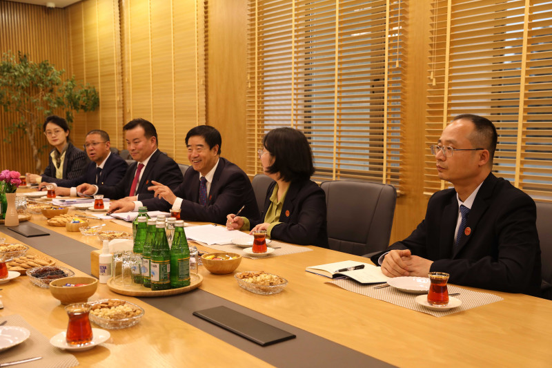 BDU ilə Çinin Tianshui Pedaqoji Universiteti arasında əməkdaşlıq imkanları müzakirə olunub