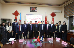 BDU ilə Çinin Tianshui Pedaqoji Universiteti arasında əməkdaşlıq imkanları müzakirə olunub