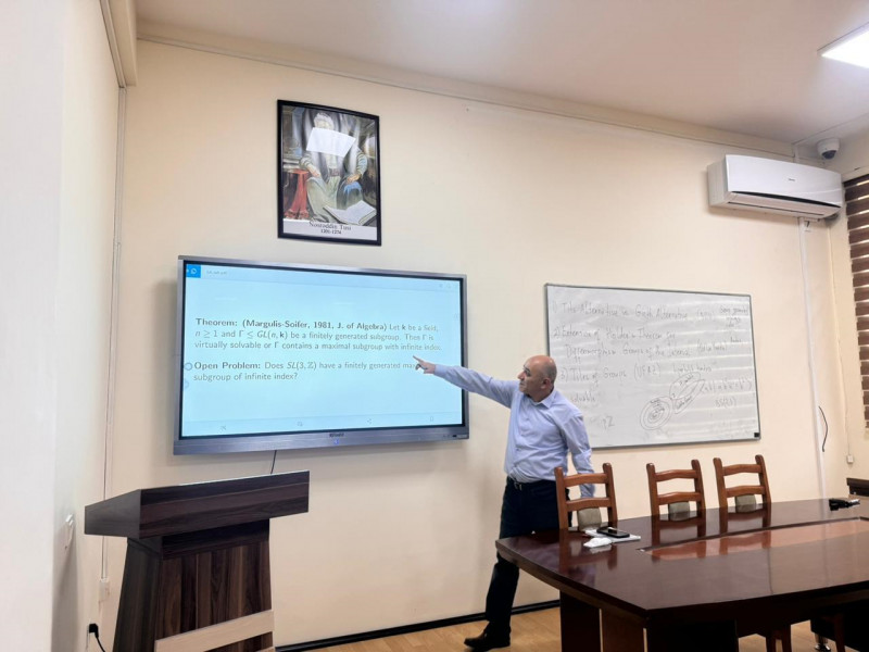 ABŞ-nin Şimali Dakota Dövlət Universitetinin professorunun BDU-da elmi seminarı