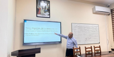 ABŞ-nin Şimali Dakota Dövlət Universitetinin professorunun BDU-da elmi seminarı