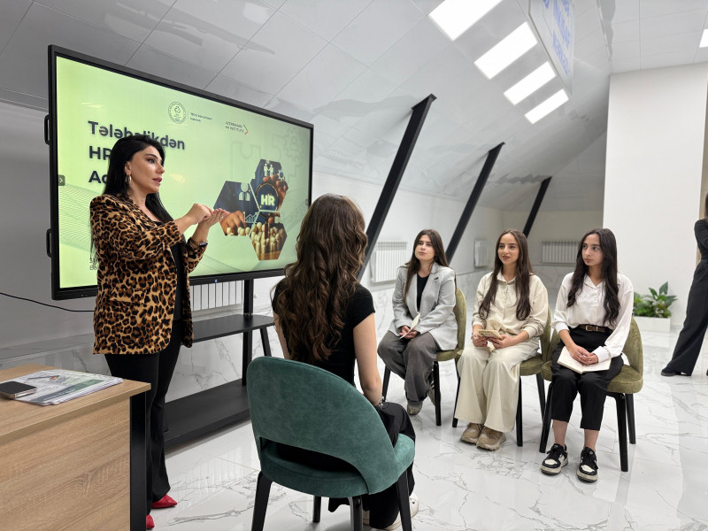 BDU-da “Tələbəlikdən HR-a addımla” təlim proqramı uğurla başa çatıb