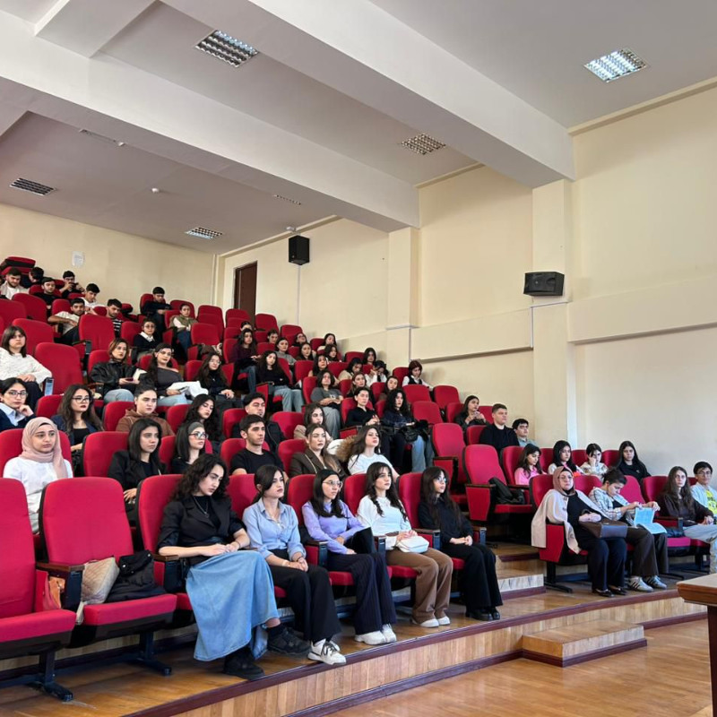 “İlin Gənc alimi – 2025” adına layiq görülmüş Mircavid Ağalarov ilə tələbələrin interaktiv görüşü keçirilib.