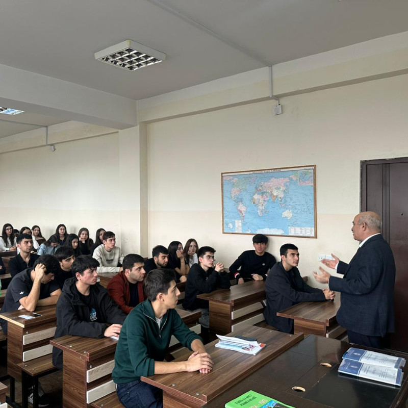 Tarix fakültəsində Şuşa şəhərinin işğaldan azad olunmasının 5-ci ildönümünə həsr olunmuş xüsusi dərs keçirilib.