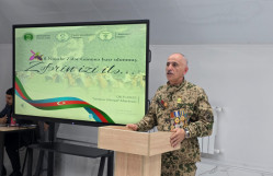 Bakı Dövlət Universitetində “Zəfərin izi ilə...” adlı bədii gecə keçirilib